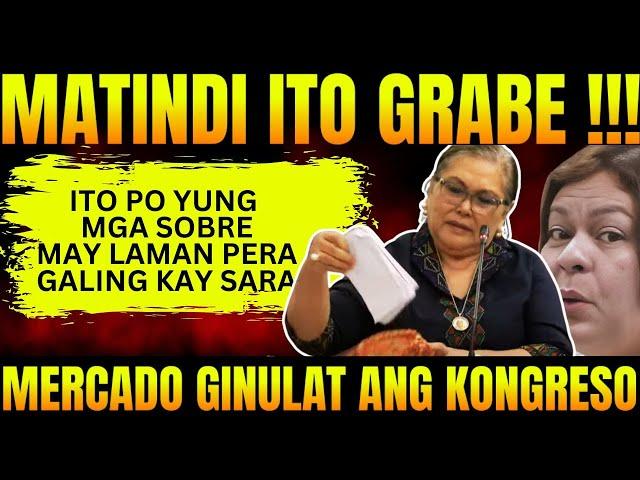 MERCADO SUMAGOT AGAD SA PRESSCON NI VP SARA. PANUNUHOL NI SARA DUTERTE BISTADO?