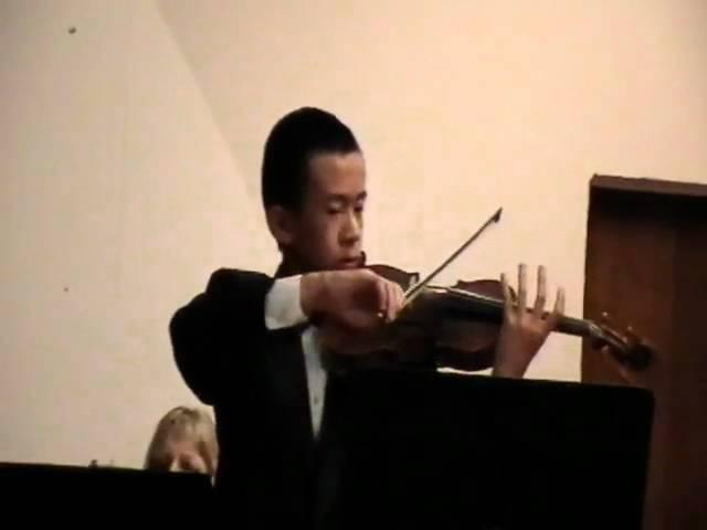 Andy Yuwen 宇文松 - Bruch violin concerto 1 mvmt 1