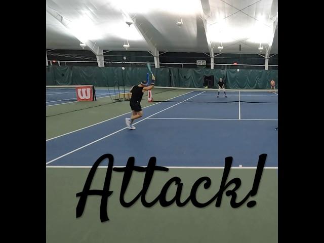 Attack! #njtennis #tennis #테니스 #tennisdoubles #tennislife #tennismatch