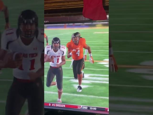 NCAA 2013 Mayfield Tosses 60 Yard TD To Marquez For Texas Tech