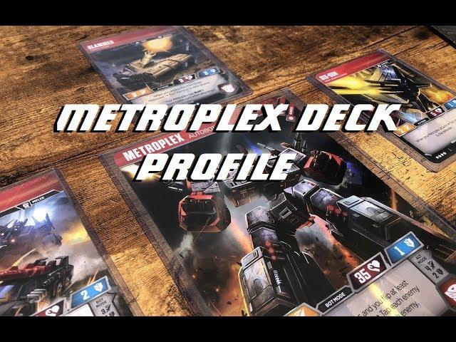 Transformers TCG: Metroplex deck profile!