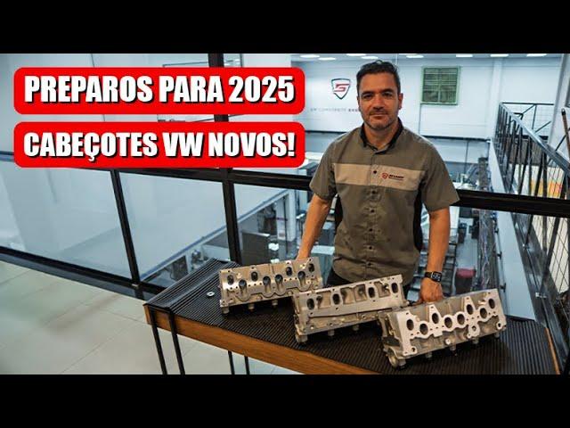 CHEGARAM CABEÇOTES VW E MATERIAIS NOVOS, PREPAROS PARA 2025!