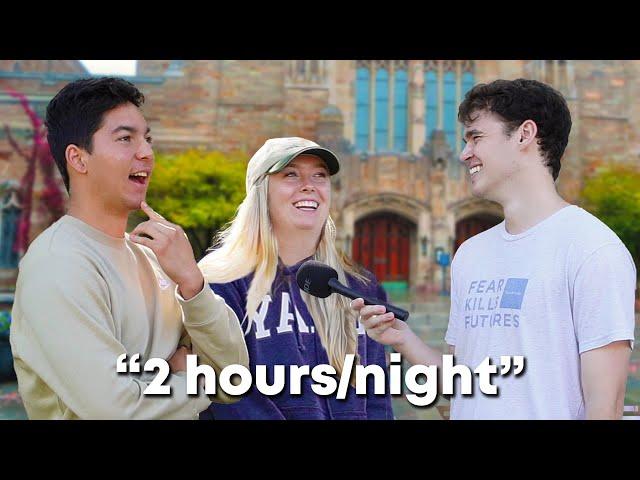 Asking Yale Students If They Ever Sleep