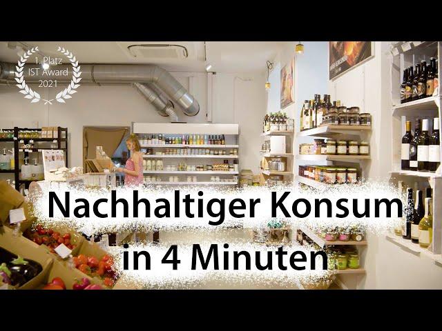 Effizient nachhaltig leben in 4 Minuten