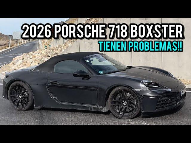 SPIED 2026 PORSCHE 718 BOXSTER EV! (*6 CILINDROS?*)