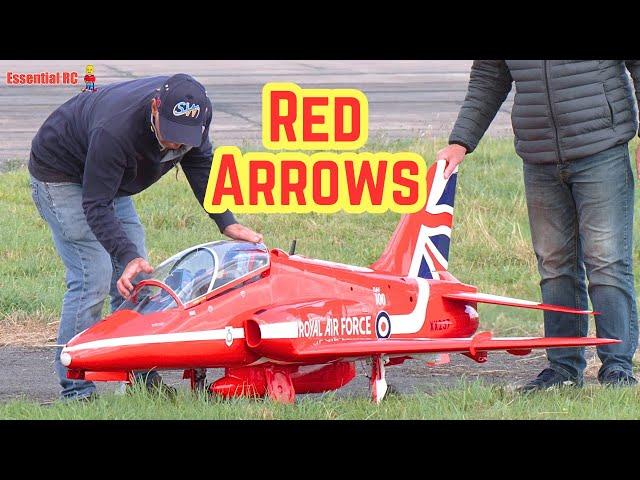 PRE-SHOW TEST FLIGHT ! BAe Hawk Red Arrows Turbine Jet