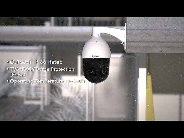 An Outdoor 20x PTZ for Home and Small Business - Sunba 601-D20X  (3MP HD.)