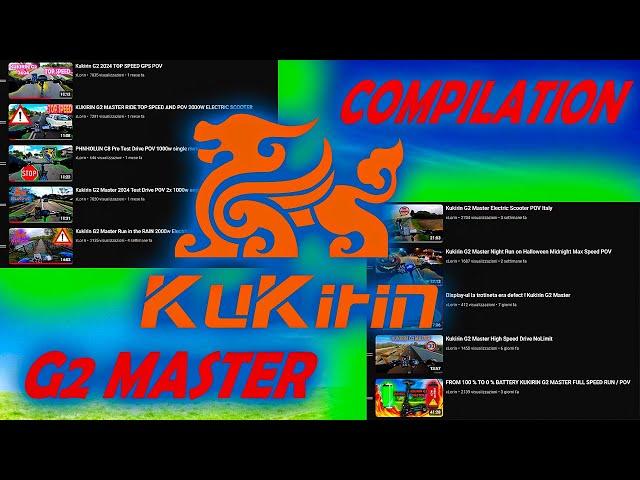 Kukirin G2 Master RUN FULL SPEED COMPILATION POV