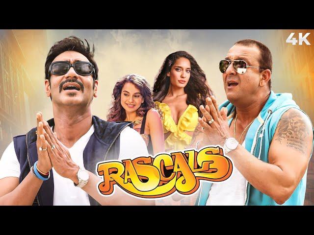 SUPERHIT COMEDY | Rascals Full Hindi Movie (4K) | Kangana Ranaut & Ajay Devgan | Sanjay Dutt