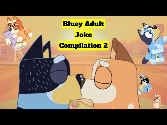 Bluey Compilation 2  Video (Adult Joke Scenes) #bluey