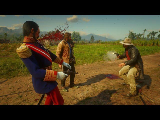 NPC Duels with Dead Eye Killcam Euphoria Physics Red Dead Redemption 2 PC Mods