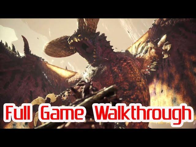 Monster Hunter World Full Game Walkthrough No Commentary 4K