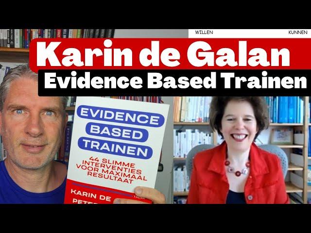 Karin de Galan over haar nieuwe boek 'Evidence Based Trainen'