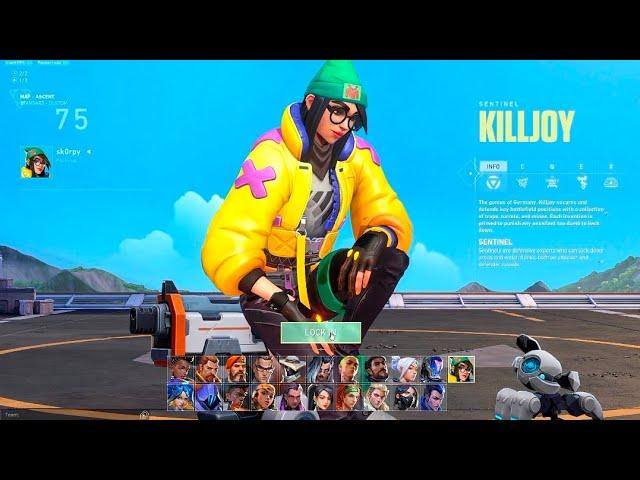 Killjoy Agent Select Animation In Valorant
