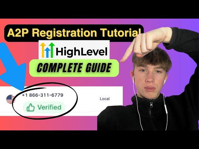 Full A2P Registration Guide (GoHighLevel Tutorial)