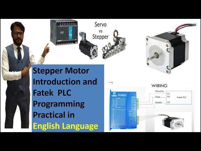 What is Stepper Motor and Stepper Motor Programming and wiring in Fatek PLC in English Language