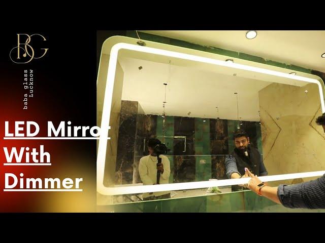 LED MIRROR FOR VANITY MACKUP STODIO | DESIGNER LED MIRROR FOR HOTEL OR MENS PARLER | SALOON MIRROR