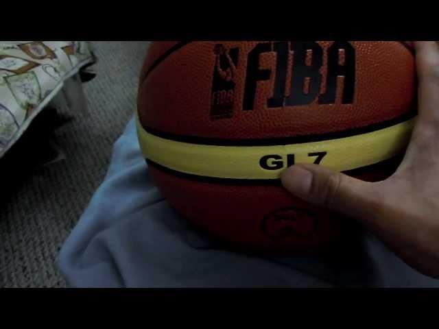 MOLTEN GL7 official FIBA & OLYMPIC game ball (possibly FAKE - SYNTHETIC "genuine leather"!!!)