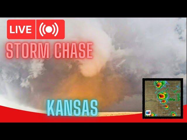 KANSAS TORNADO THREAT - Live Chase Archive