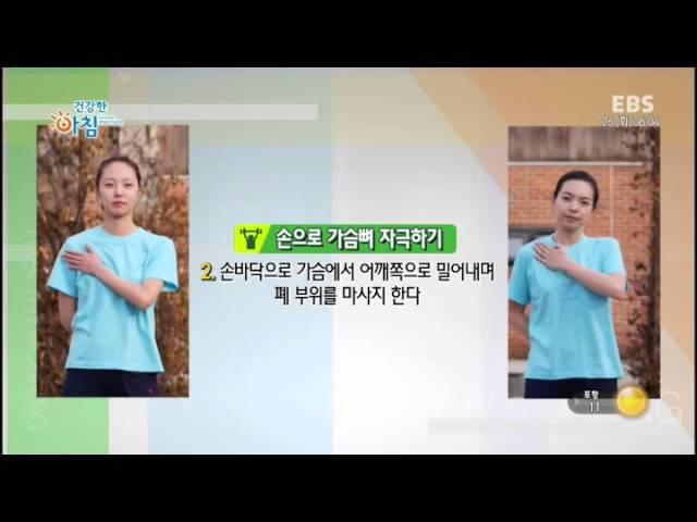 오장육부 건강 운동(2) - 폐를 건강하게