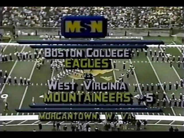 1988 Boston College @ #6 West Virginia No Huddle