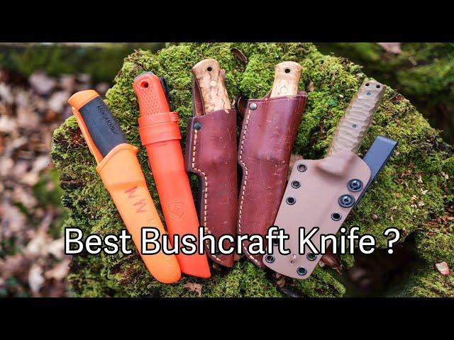 BEST BUSHCRAFT KNIFE?  Top 5 Best Bushcraft knives. Best knife for bushcraft.   4K