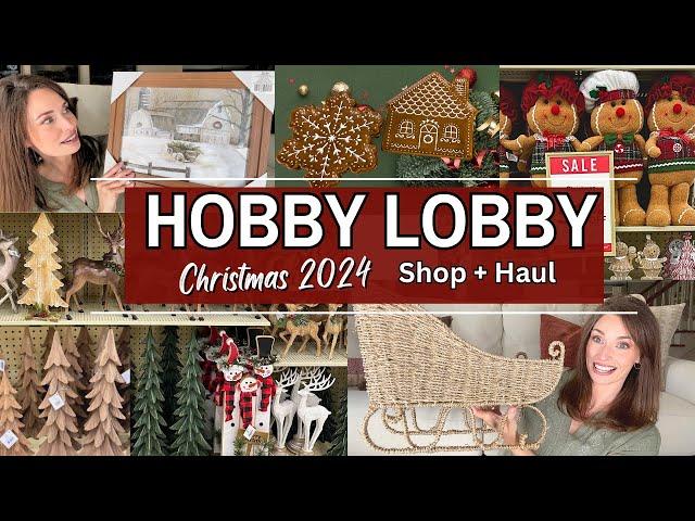 NEW Hobby Lobby Christmas 2024 Shop with Me + Haul | Must-Have Decor & Festive Decorating Ideas!