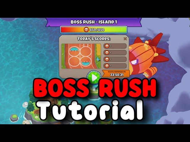 Boss Rush Blastopopoulus | Map 1 | BTD6 Boss Tutorial