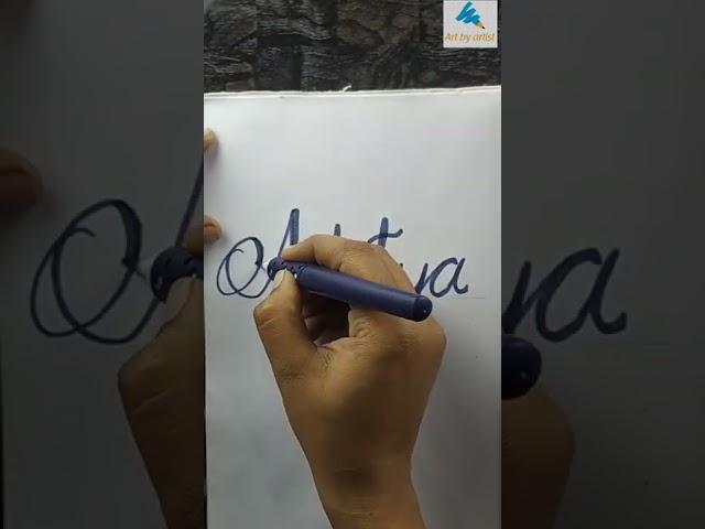 calligraphy of name Aditya #art #viralshorts #shorts #youtube #youtubeshorts #calligraphy