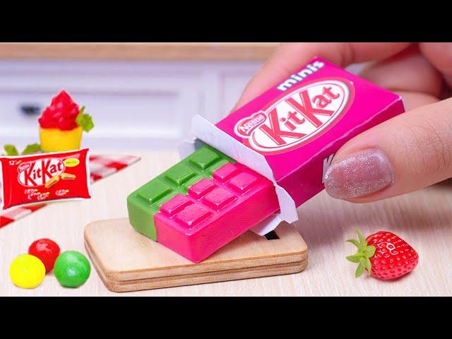 Amazing KITKAT Cake, Delicious Mini Rainbow KitKat Chocolate Cake Decorating Recipe, 1000 Yummy Cake