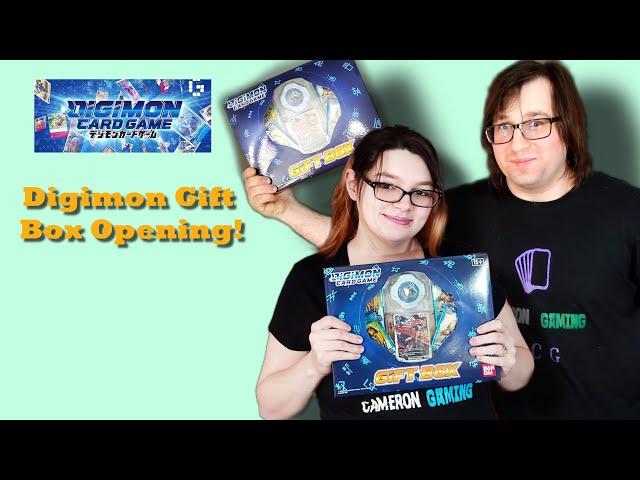 *WE FOUND DIGIMON CARDS!!* Opening the Digimon TCG Gift Box!!!!