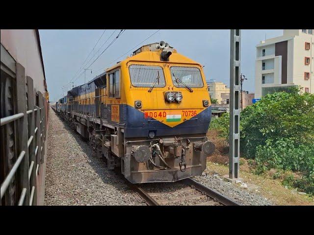 VISAKHAPATNAM TO CHIPURUPALLI FULL TRAIN JOURNEY ON BOARD VSKP-SHM SPL EXPRESS TRAIN