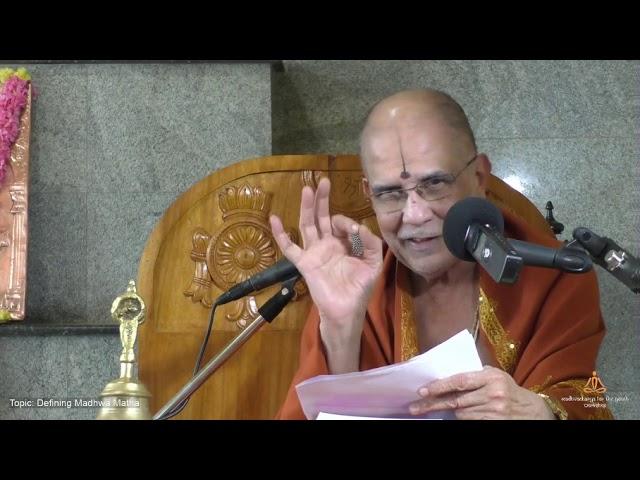 What is it all about Madhwa Matha? - Vyasanakere Prabhanjanacharya