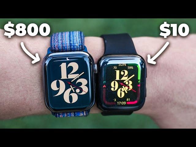 I Tested $10 vs $800 Apple Watch (Workout, Steps, Sleep)