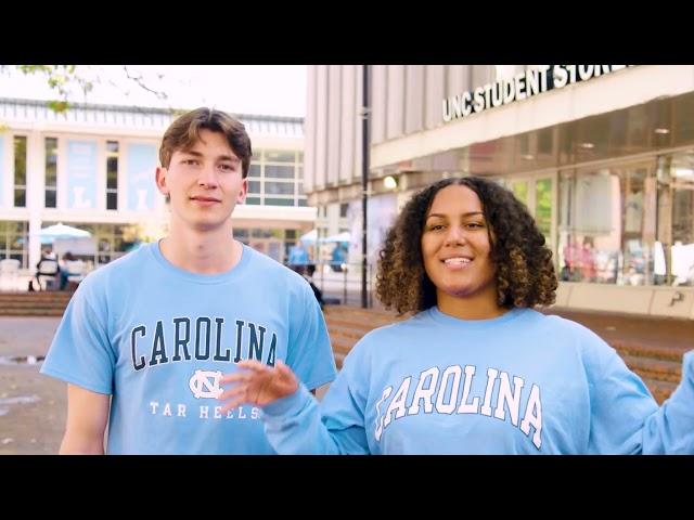 UNC campus tour for exchange students