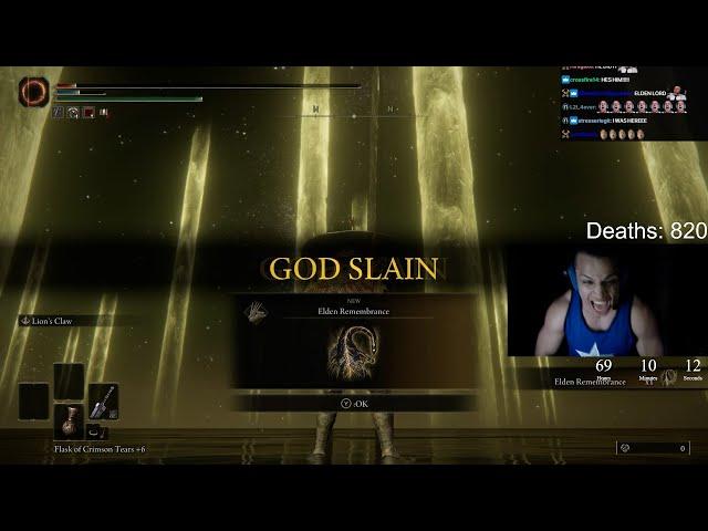 tyler1 beats elden ring