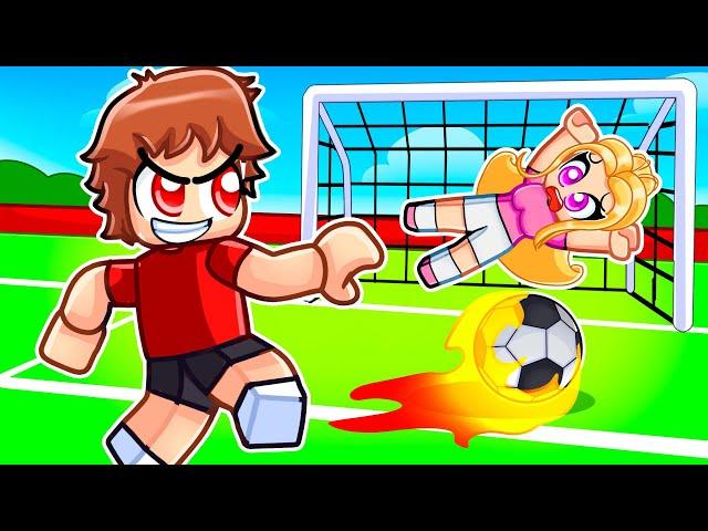 Spending $100,000 in Roblox Ultimate Soccer With MY CRAZY FAN GIRLS!