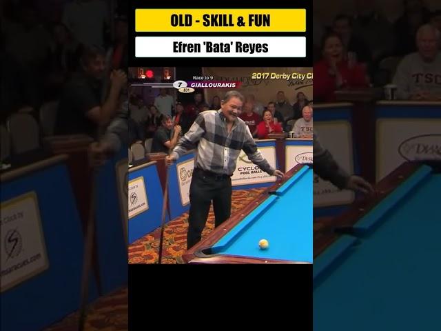 Old + Skill & Fun | Efren Bata Reyes #shorts