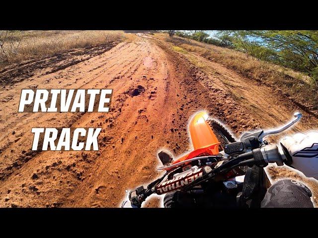 BACKYARD MOTOCROSS TRACK! - PRIVATE TRACK - DIRTBIKE - DIRT BIKE