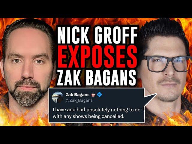 Zak Bagans EXPOSED by Nick Groff! Did Zak Cancel Paranormal Shows & Why Nick Left Ghost Adventures!