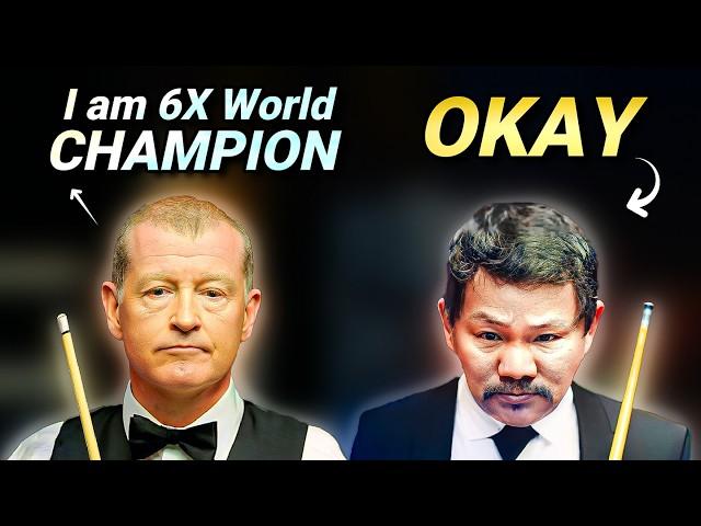 The Day Pool Legend EFREN REYES Humbled World's No. 1 SNOOKER PLAYER