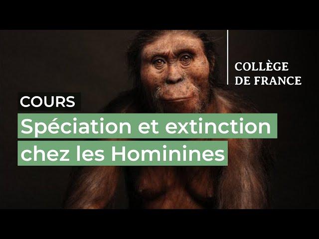 Spéciation et extinction chez les Hominines (1) - Jean-Jacques Hublin (2021-2022)