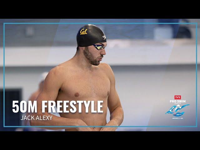 Jack Alexy Picks Up Win in Men's 50M Freestyle | 2023 TYR Pro Swim Series Westmont