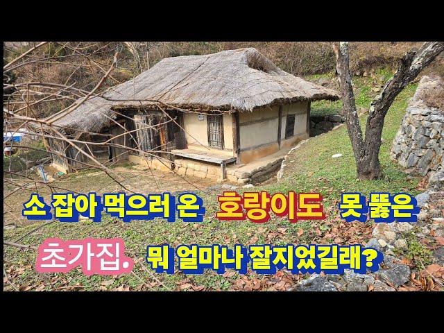 그 무서운 산짐승이 얼마나 내려왔으면 집안 내부를 이렇게까지 지었을까?