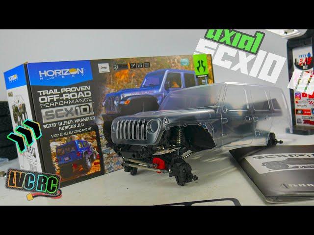 Unboxing the Axial SCX10 iii Jeep Wrangler Rubicon JLU Kit | Build & Overview