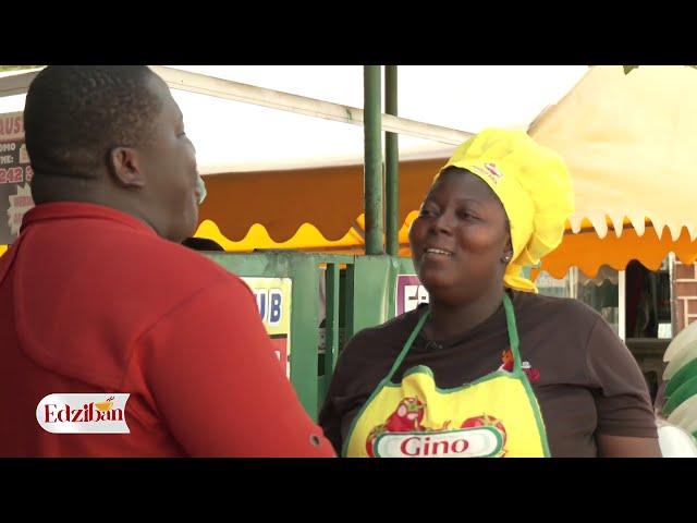 Any contender? 🫣 Oheneba Jude devours four balls of fufu.  || Edziban EP 3