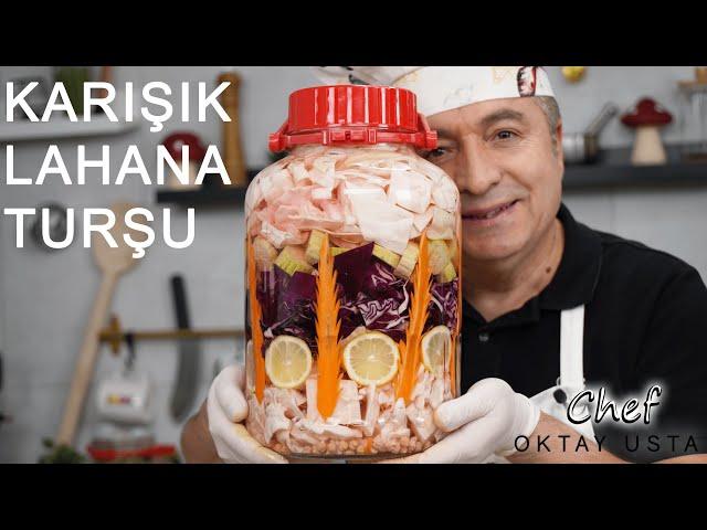 KARIŞIK LAHANA TURŞUSU ️Nasıl Yapılır? | Chef Oktay Usta