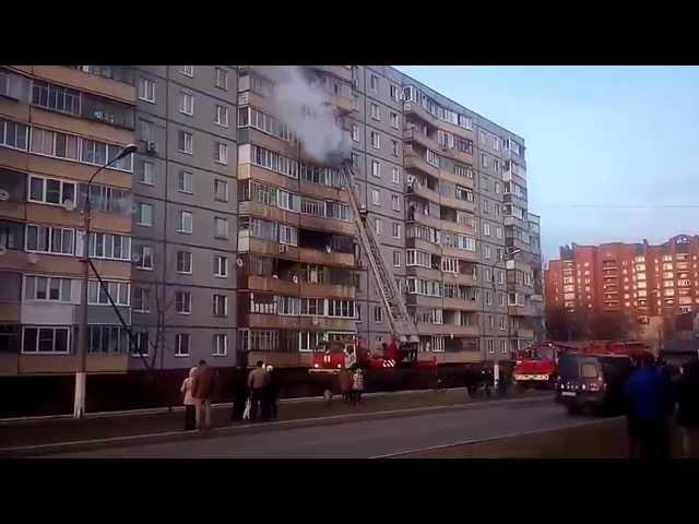 Пожар в Ступино 28.03.2015г