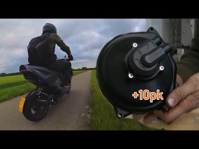 Aerox waterpomp vervangen voor een dikke TUNING waterpomp