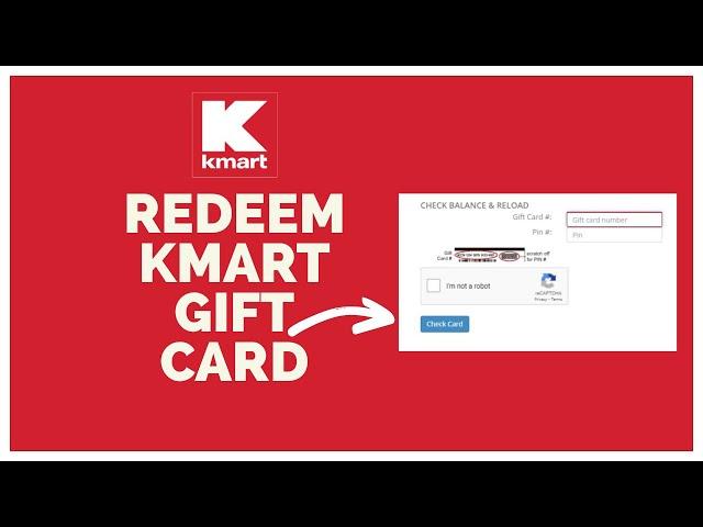 How To Redeem Kmart Gift Card Online? Use Kmart Gift Card (2022)